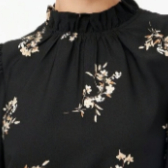 NWT Women's J.Crew Ruffleneck Floral Shift Dress - Picture 6 of 12